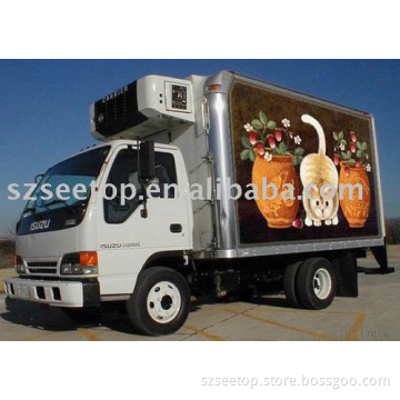 A big mobile&quot;LED TV&quot; to liberate customer on his voyage